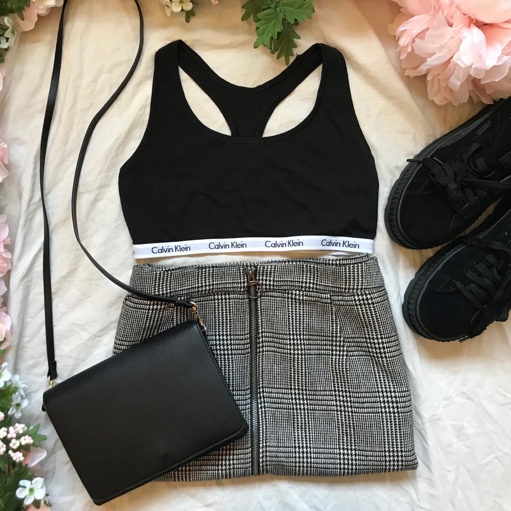 black calvin klein bra